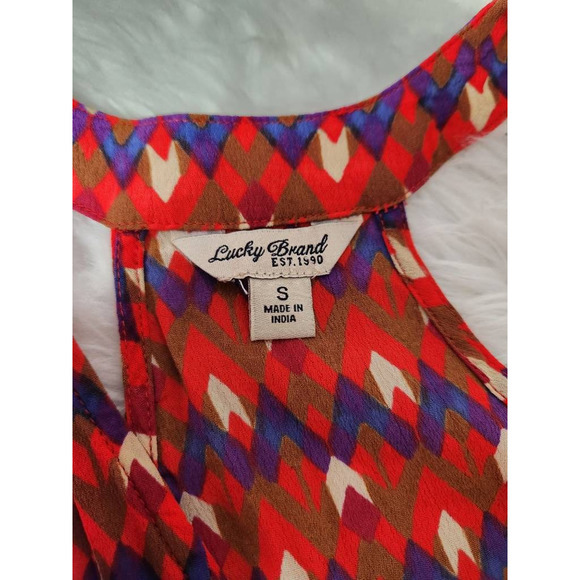 Lucky Brand Multicolor Geometric Tank Top - Picture 5 of 6